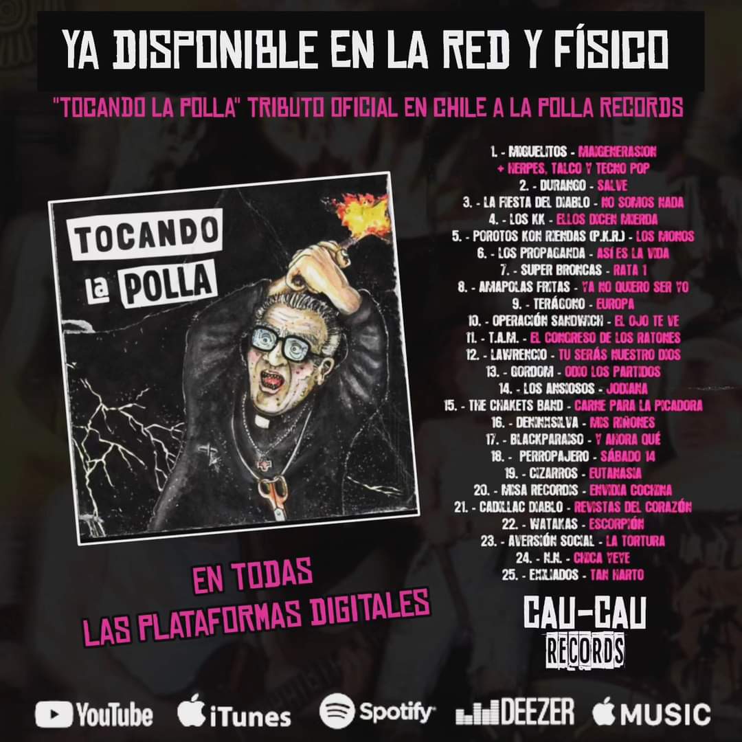 Con más de 25 canciones: lanzan tributo chileno a La Polla Records